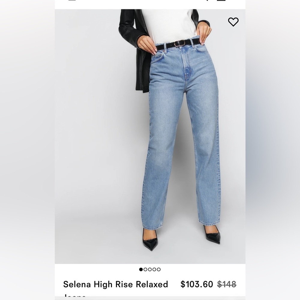 NWT Reformation Selena high rise jeans size 29 - Picture 2 of 9